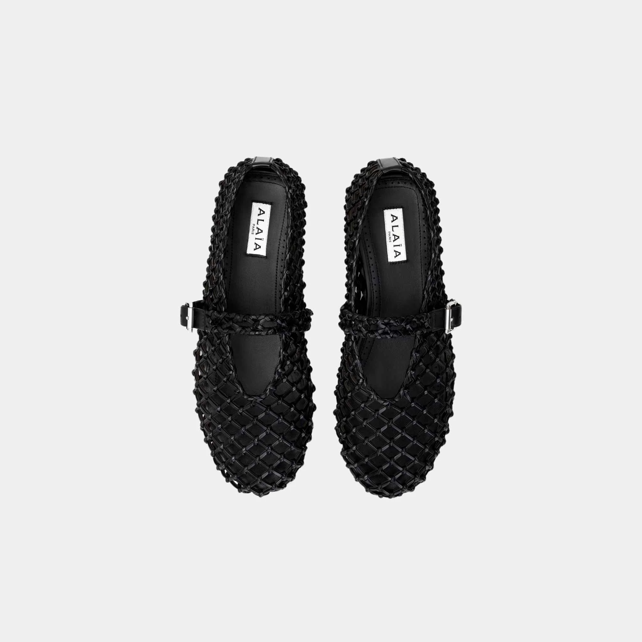 Ballet Flats In Braided Calfskin - Image 3