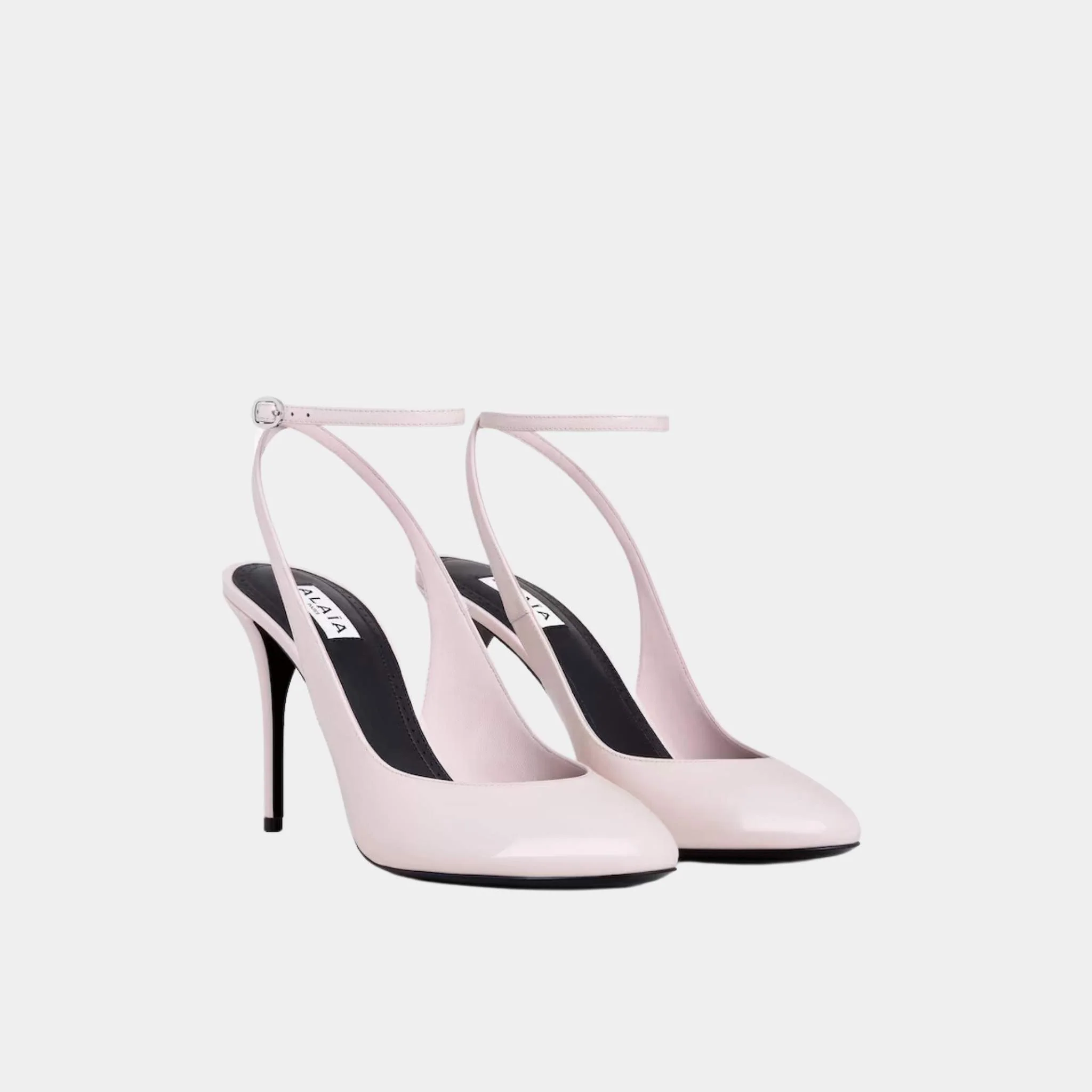 Decollete Slingbacks In Patent Calfskin - Image 5