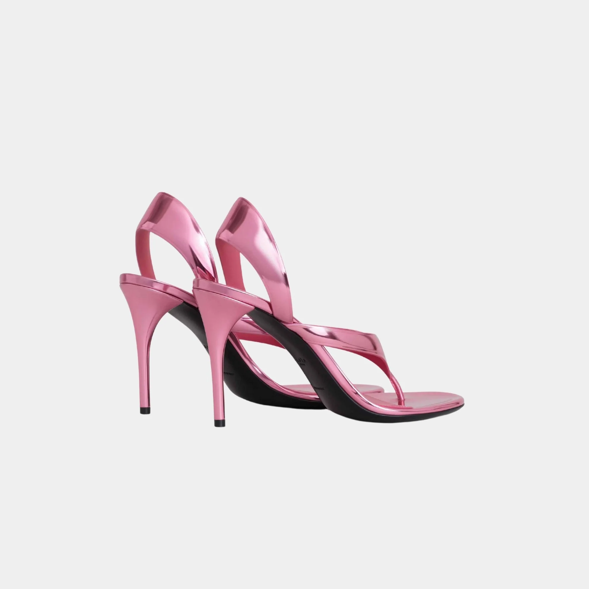Infradito Laminated Leather Sandals - Image 2
