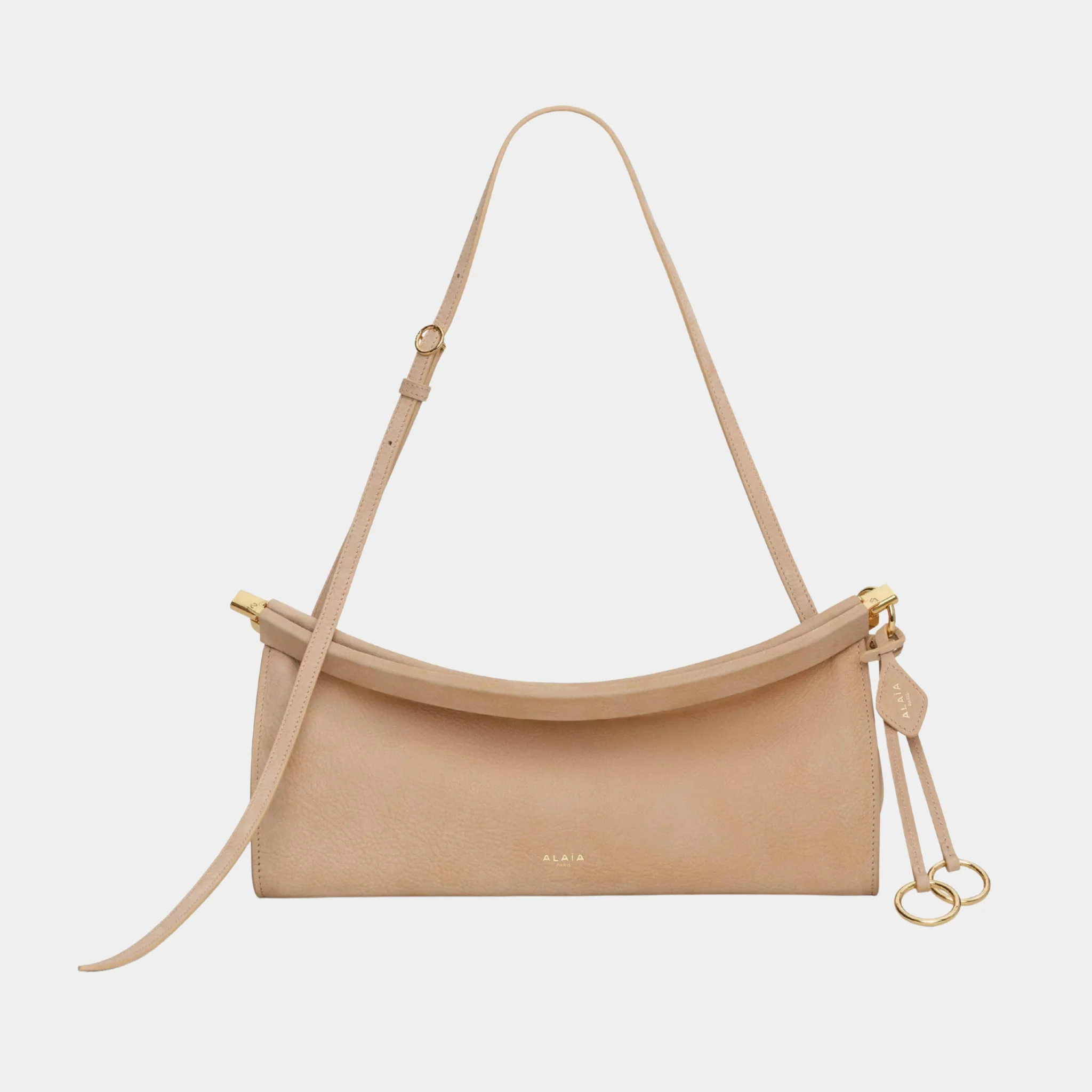 Le Click East West Medium Bag In Nubuck - Image 3
