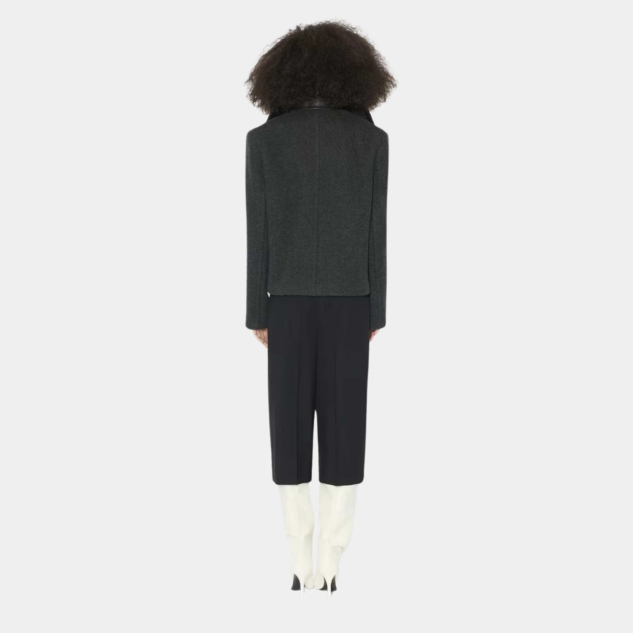 Merino Wool Pea Coat - Image 3