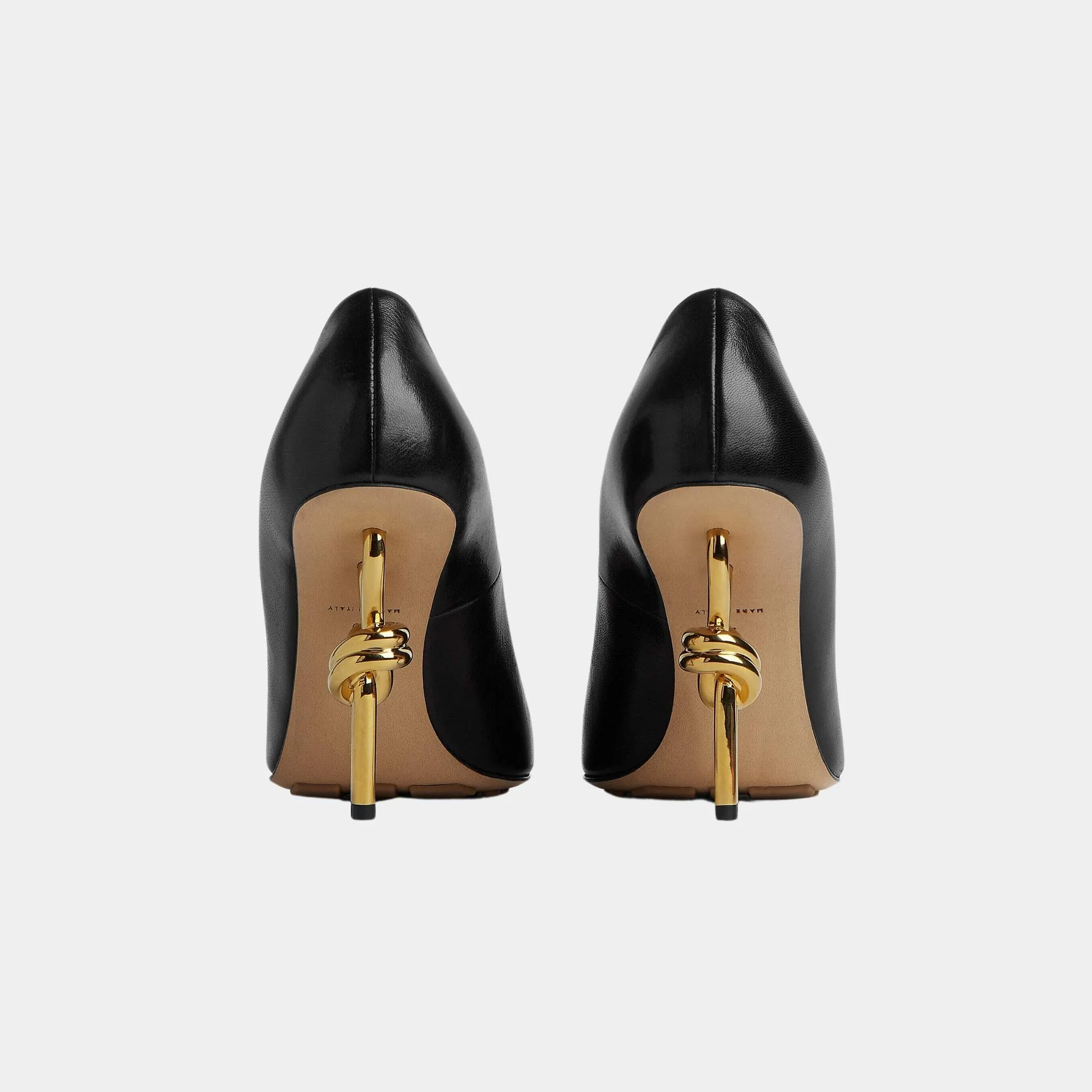 Knot High Heel Pump in Soft Lambskin - Image 3