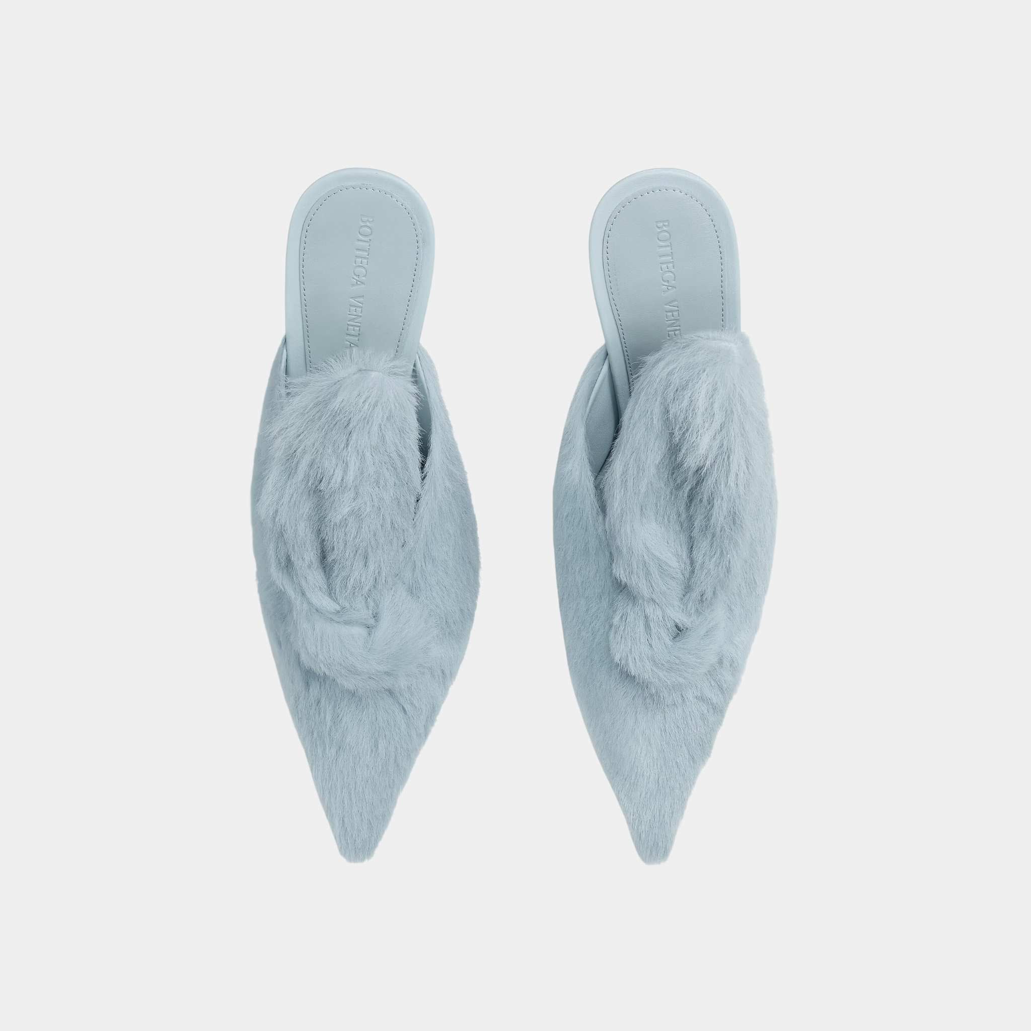 Punta Mule Pump Rabbit-inspired Solf Calf Hair - Image 2