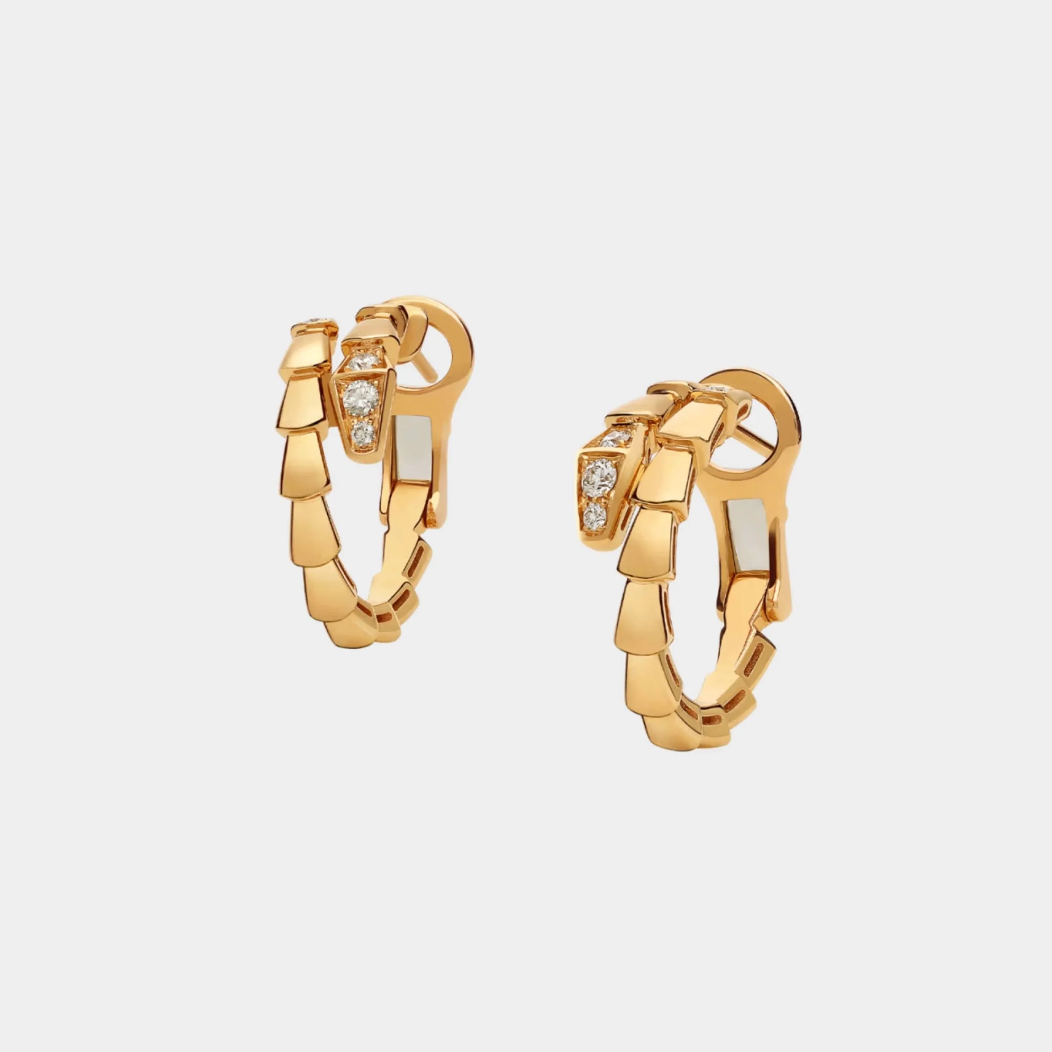 Serpenti Viper Diamond Earrings - Image 4
