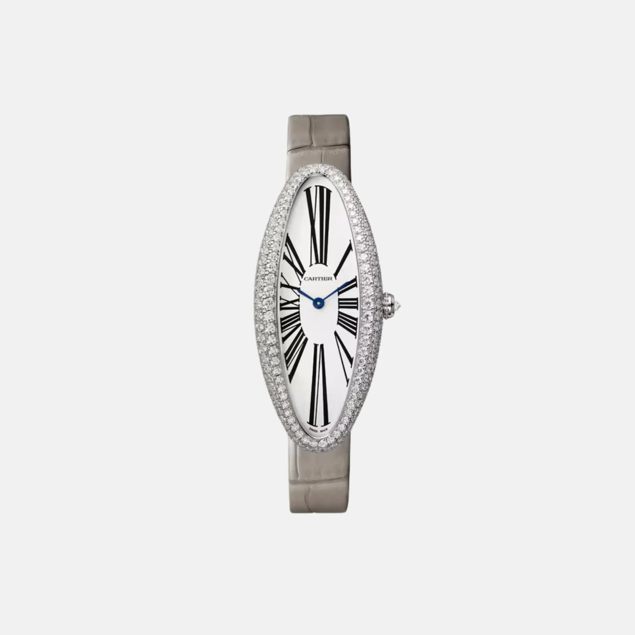 Baignoire Allongée Medium 18K White Gold Diamond Set WJBA0007