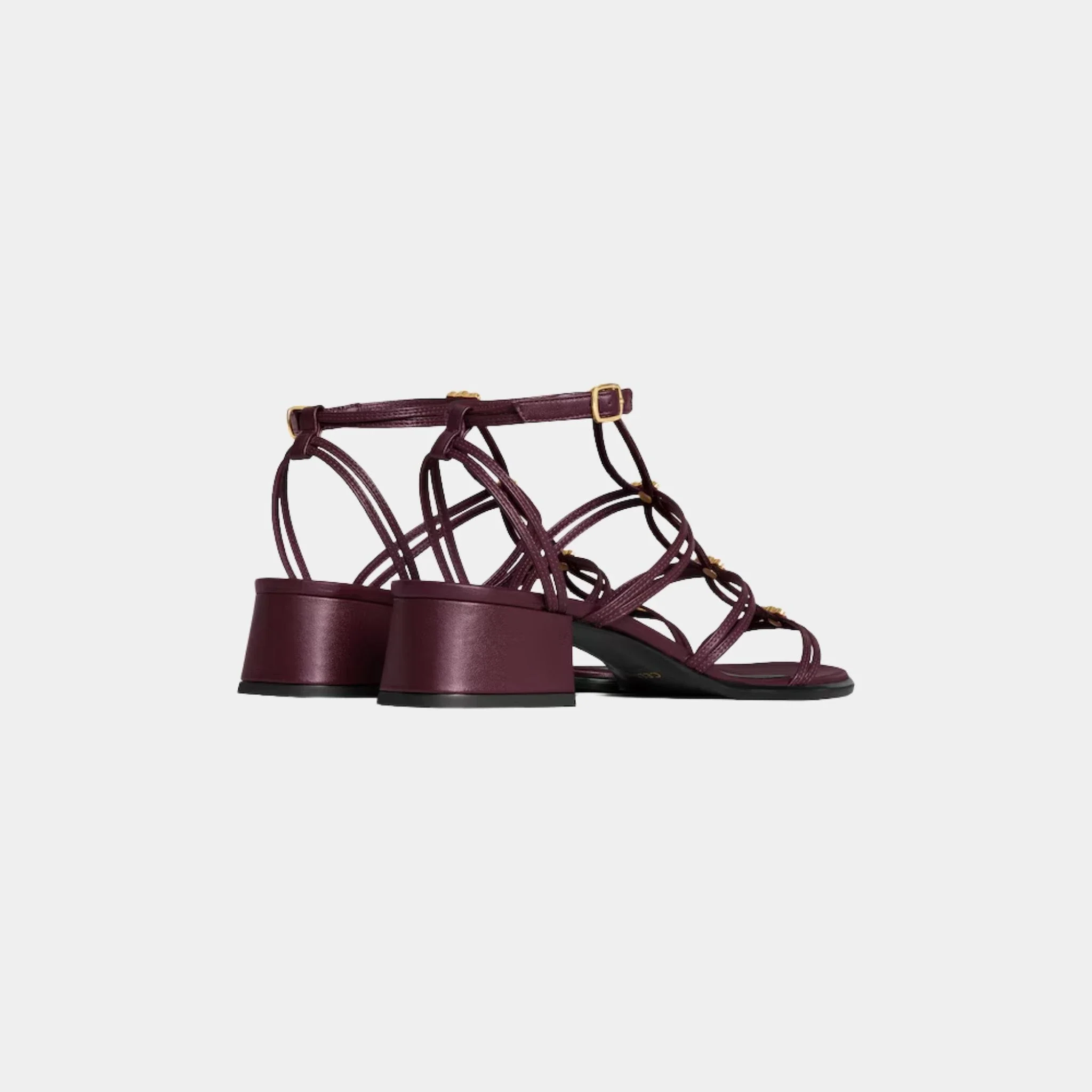 Celine Clemence Multi Triomphe Sandal in Lambskin - Image 3