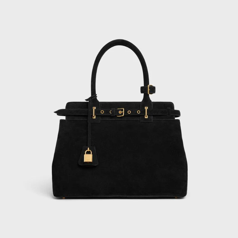 Conti Bag In Suede Calfskin Handbag