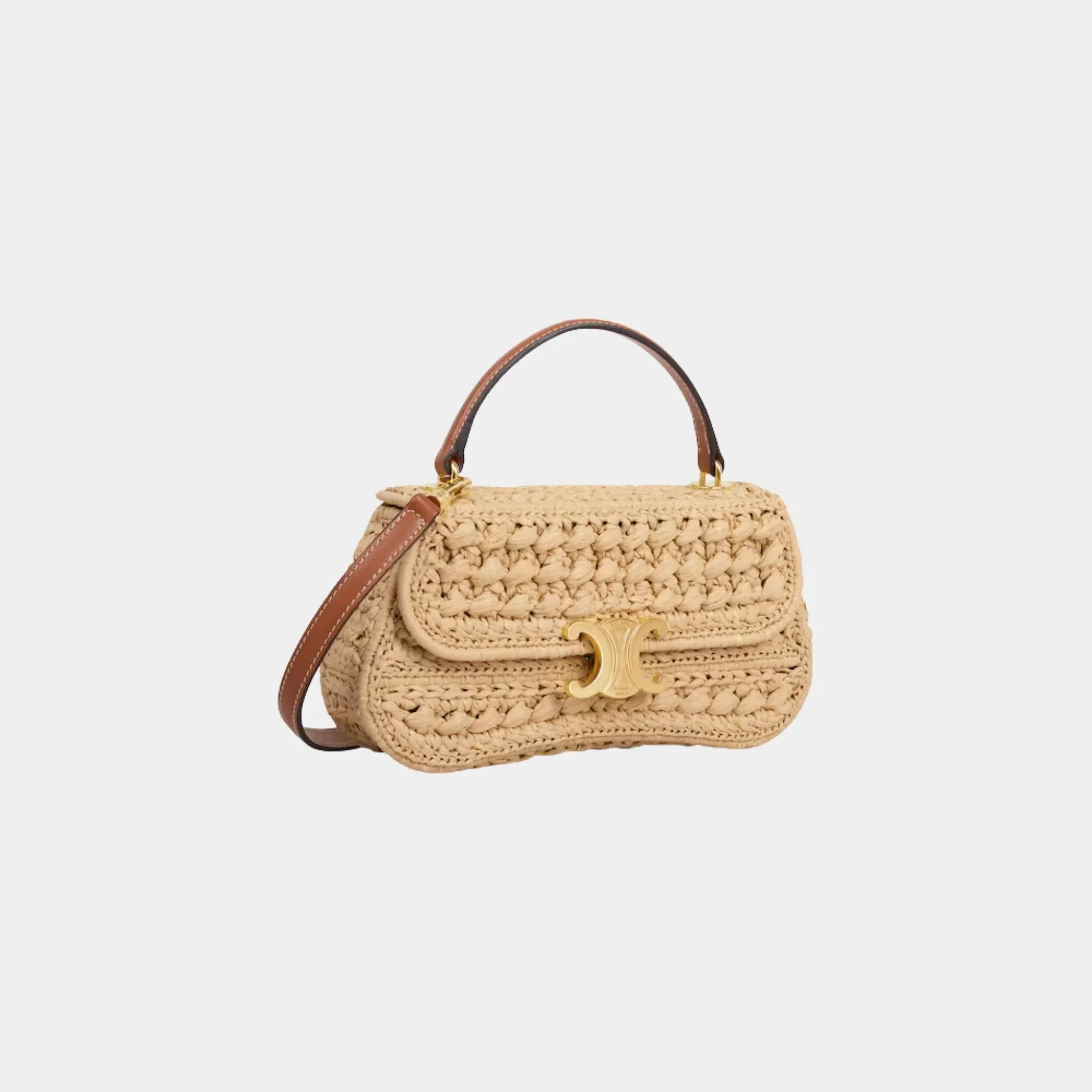 Teen Celine Lola in Raffia Effect Textile - Image 3