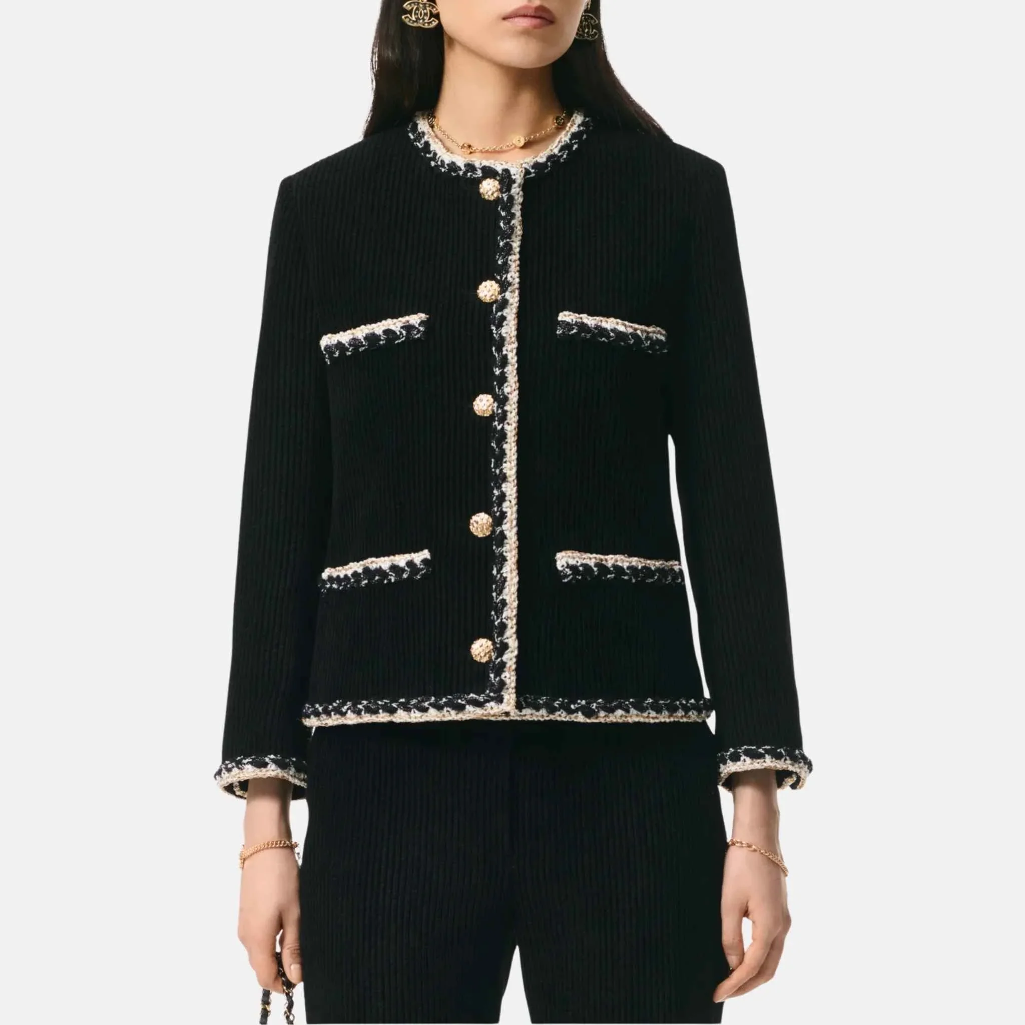 Jacket Corduroy Black