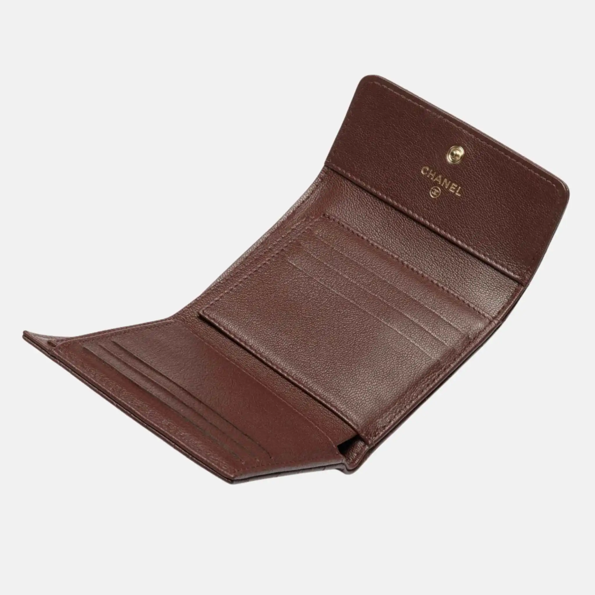 Small Flap Wallet Grained Goatskin - Image 2