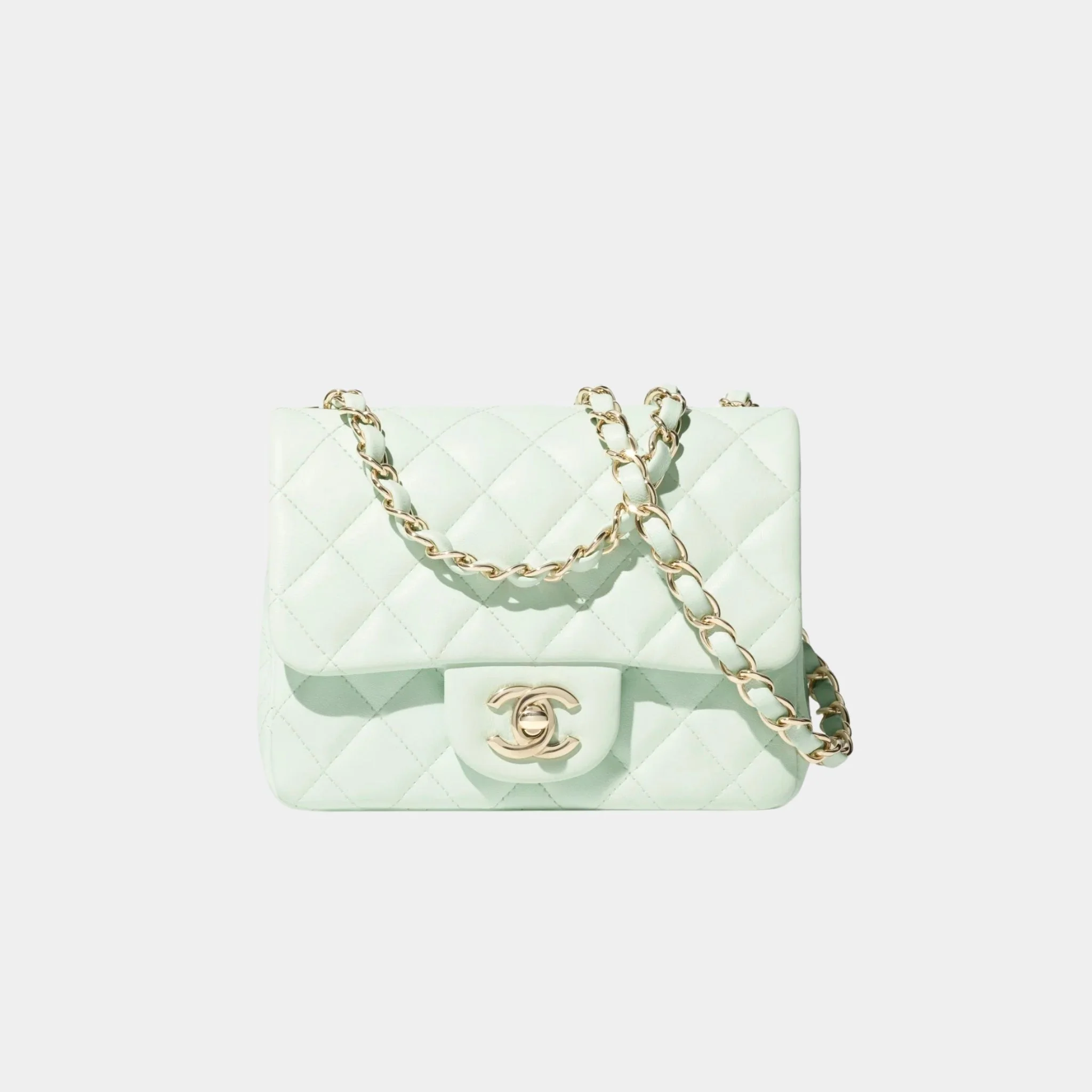 Square Mini Classic Handbag Lambskin - Image 4