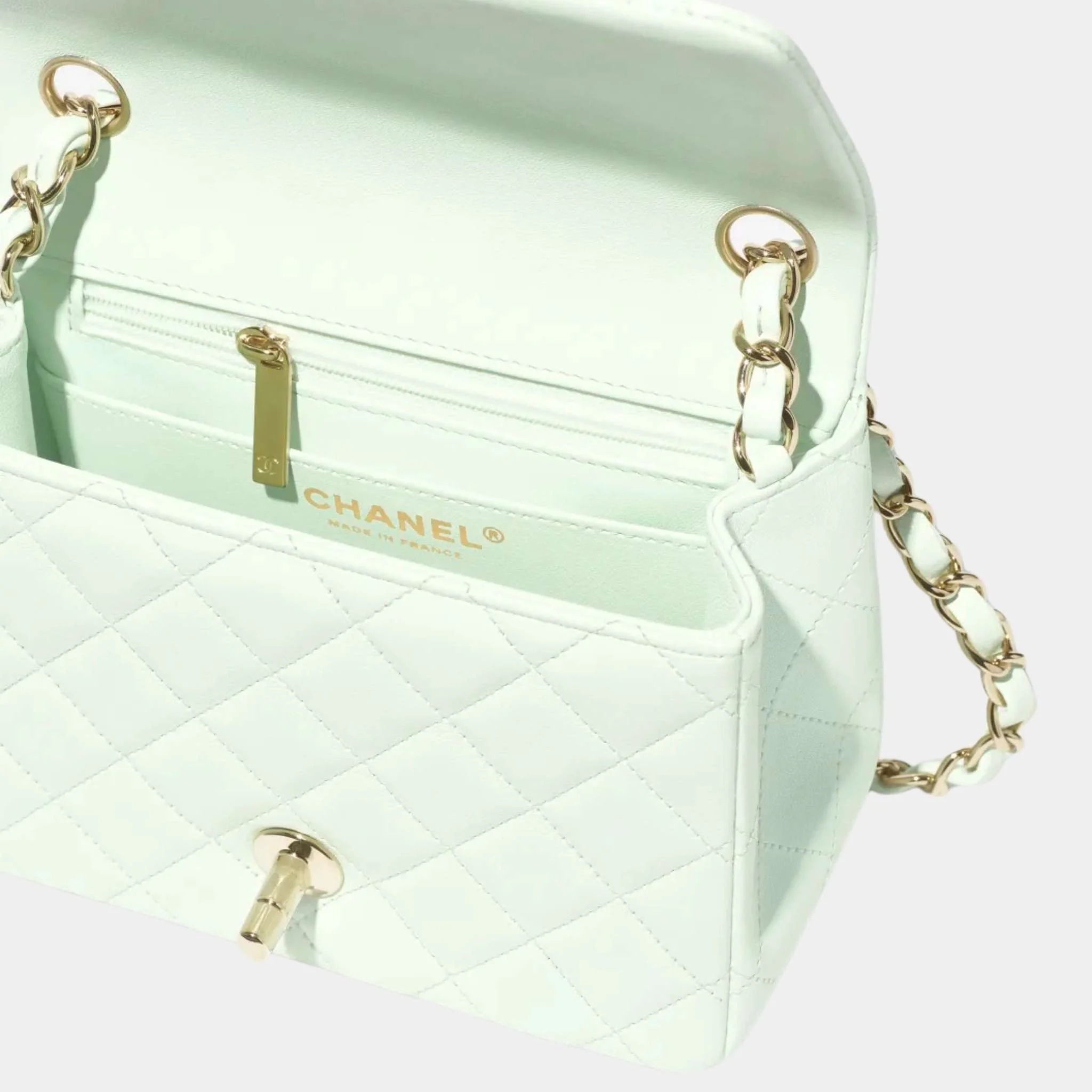 Square Mini Classic Handbag Lambskin - Image 6