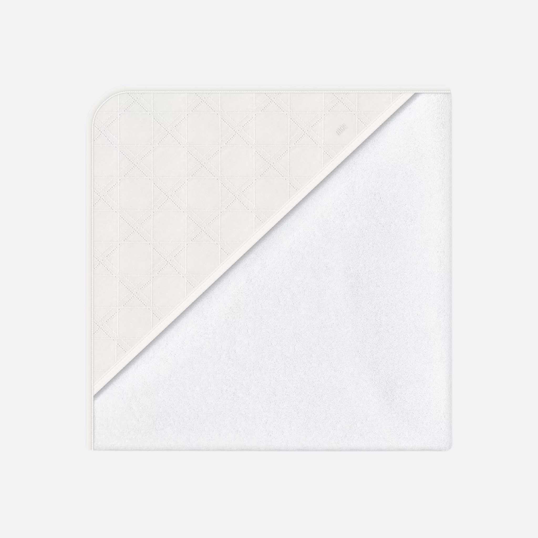 Hooded Baby Towel Cotton Terry and Cannage Cotton Voile - Image 2
