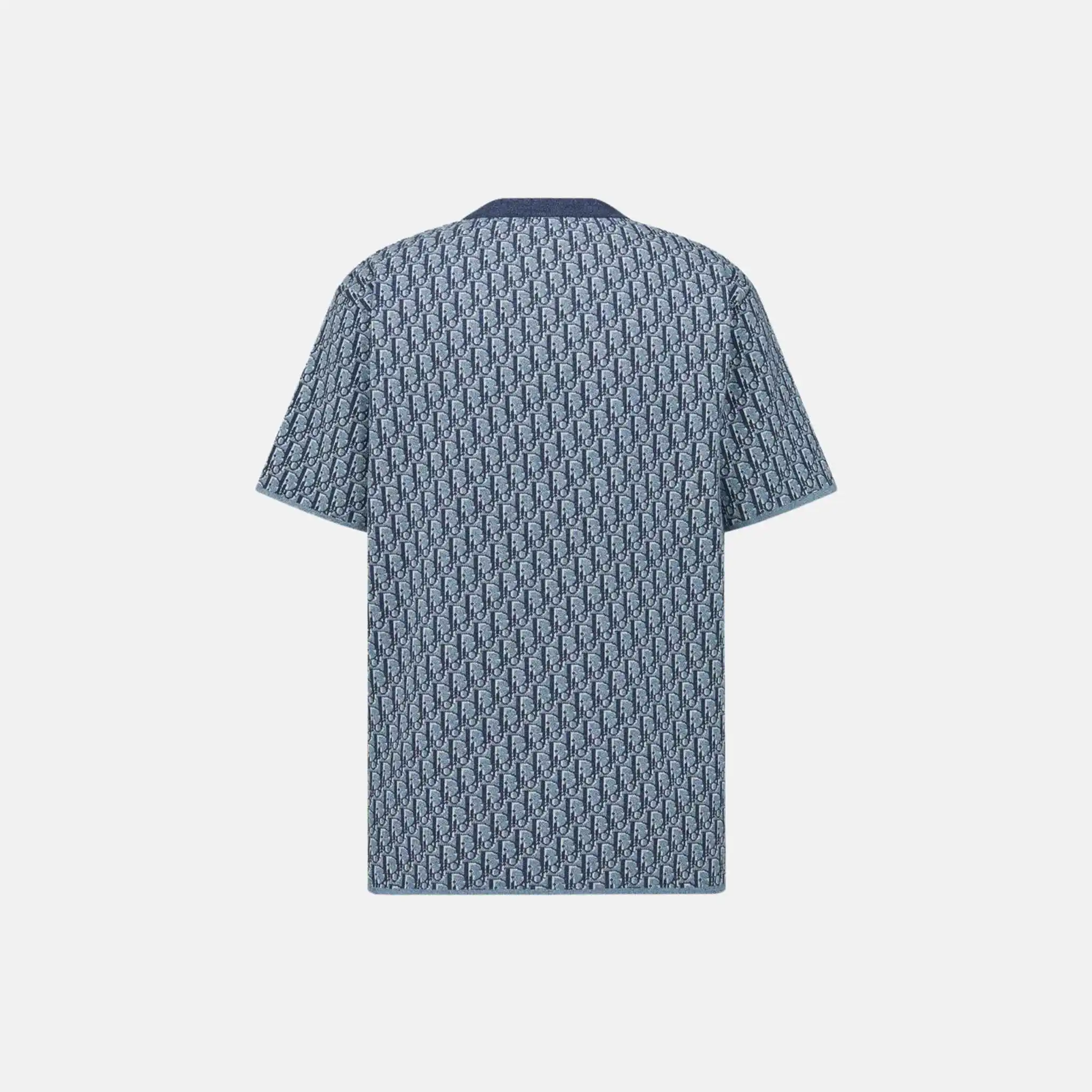 Oblique T Shirt Relaxed Fit In Cotton Jacquard - Image 2