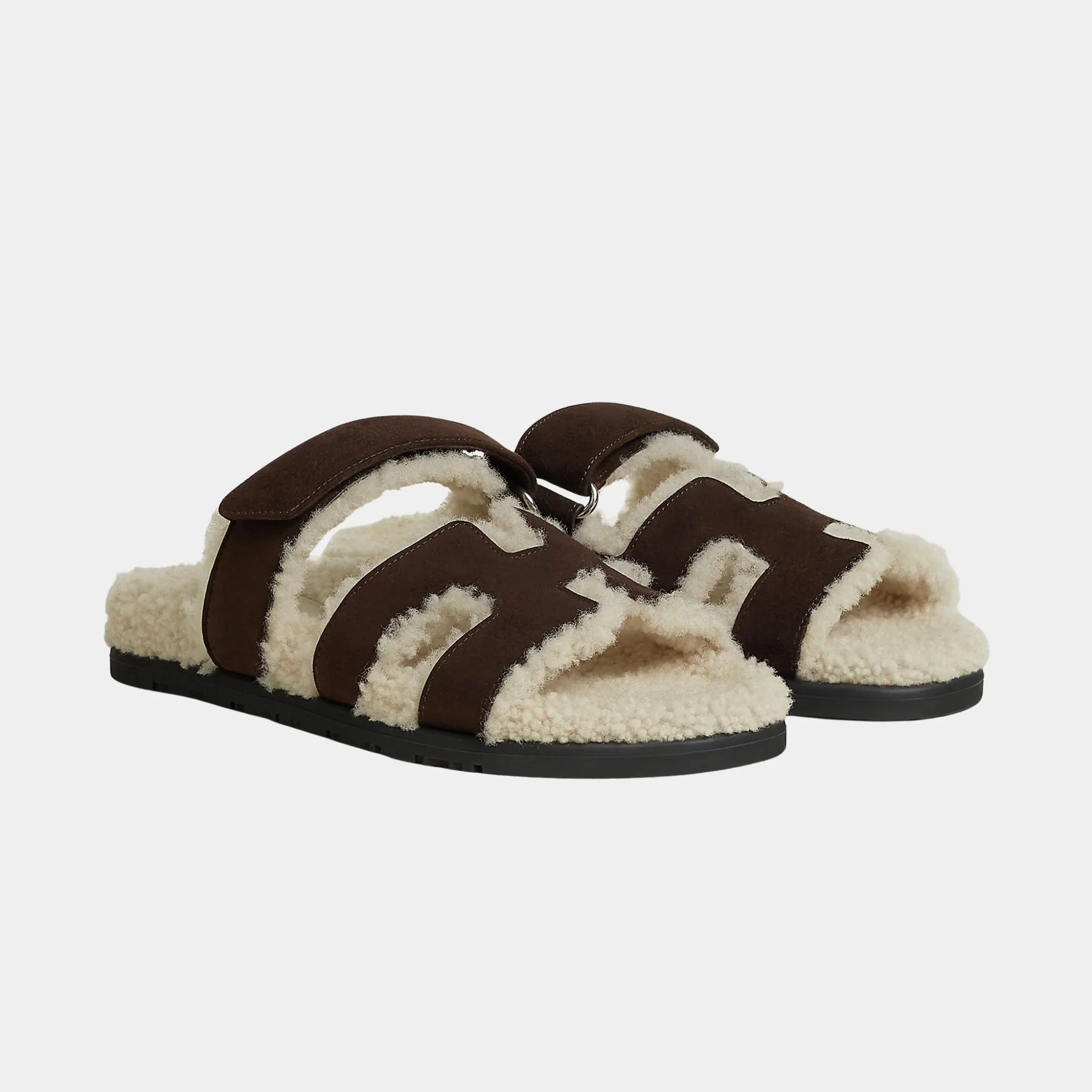 Chypre Sandal Suede With Shearling Women