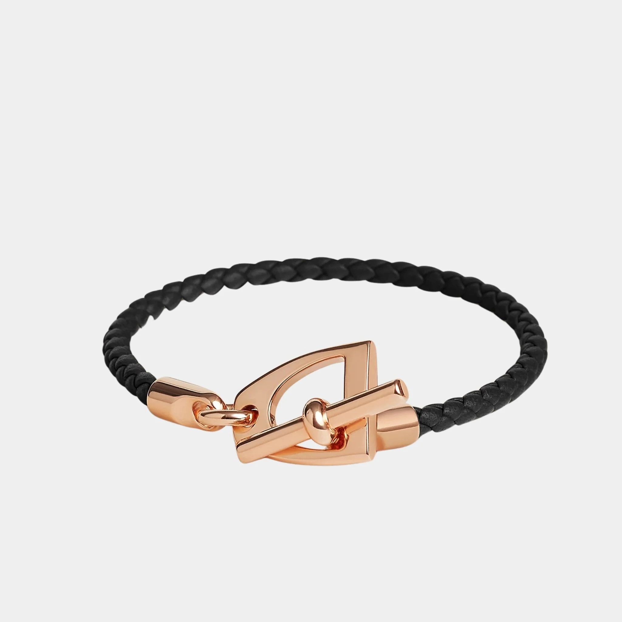 Etrier Bracelet Swift Calfskin Rose Gold Plated - Image 3