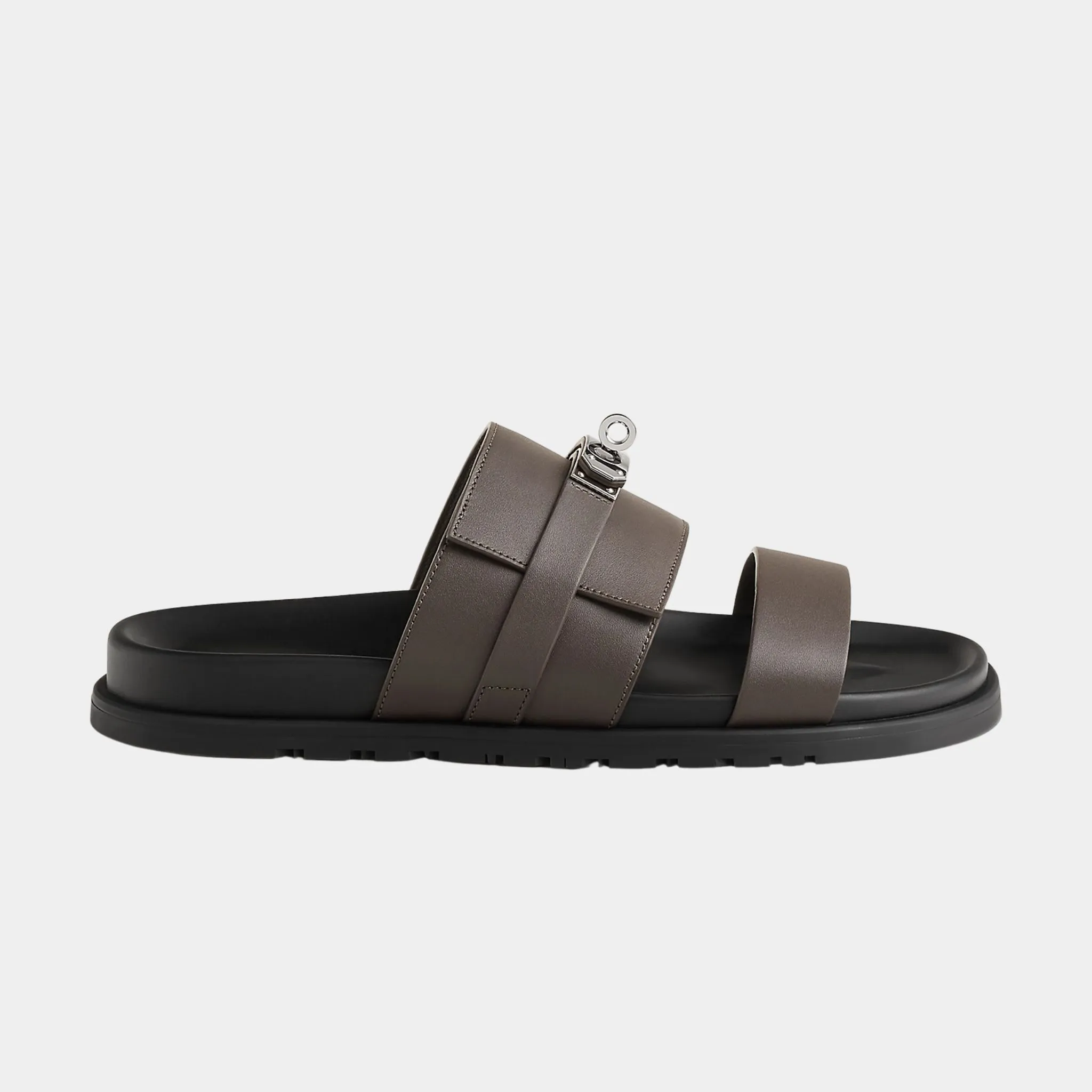 Jackson Sandal in Calfskin with Palladium Plated Buckle - Image 2