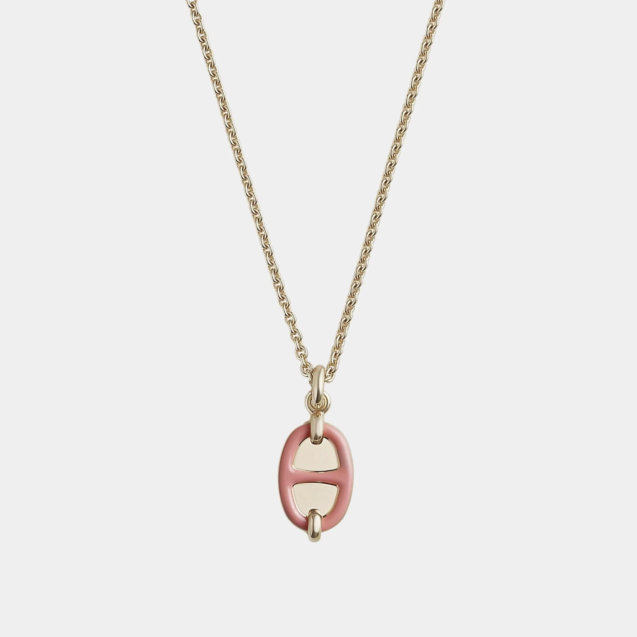 Mini Maillon Pendant Small Model Gold Plated - Image 8