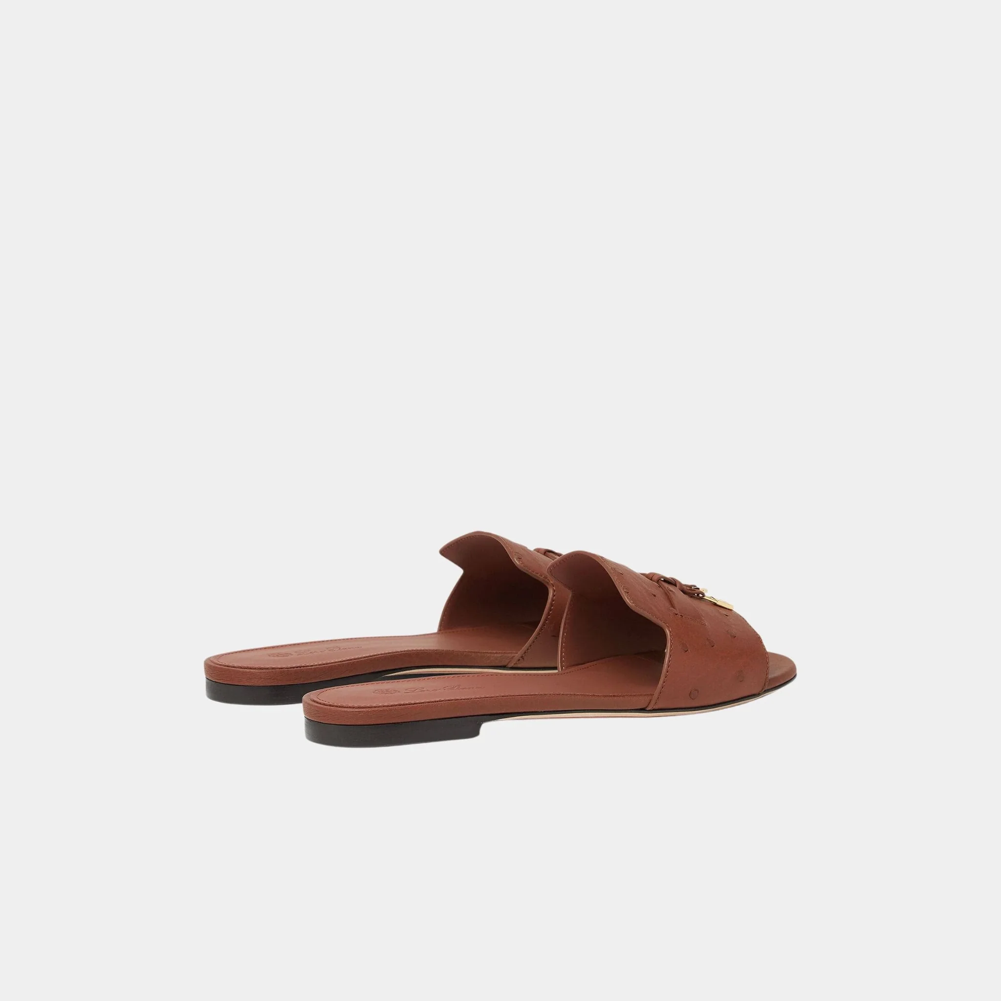 Summer Charms Sandal Flats Ostrich Leather - Image 9