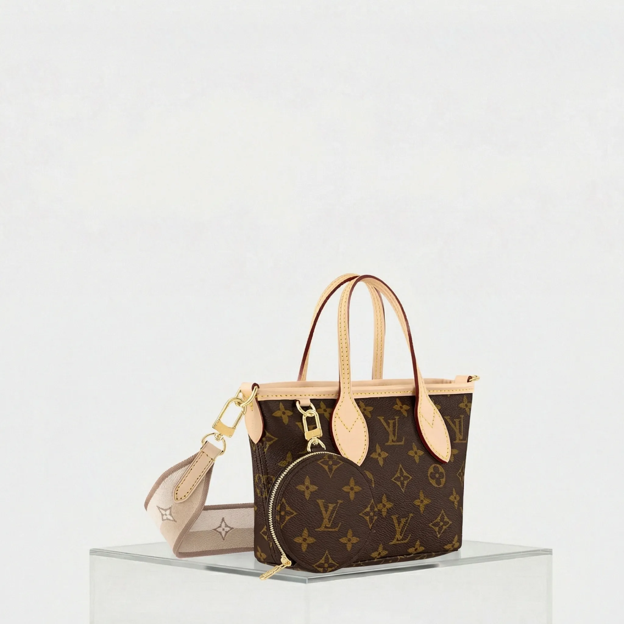 Neverfull BB Handbag Monogram Canvas - Image 2