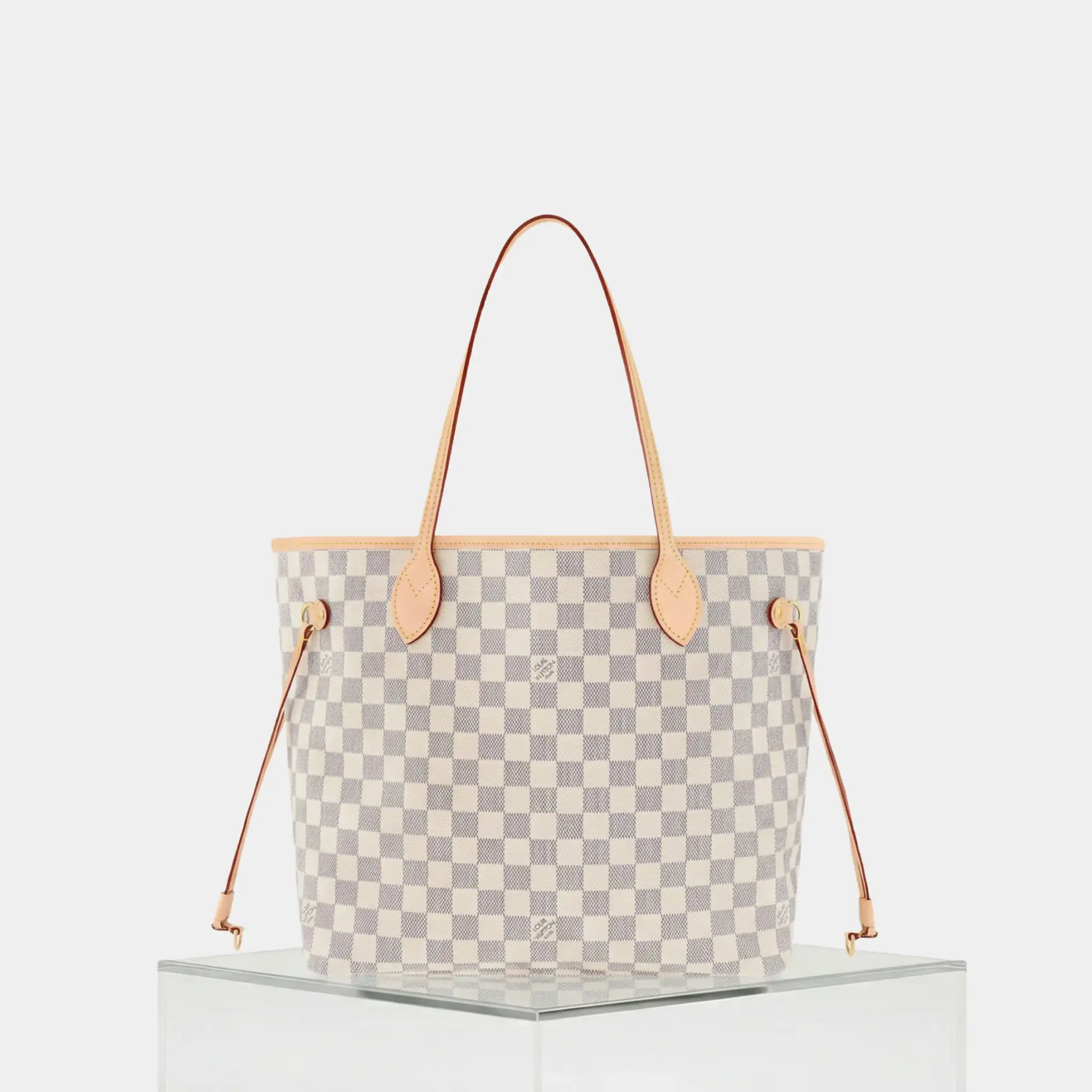 Neverfull MM Tote In Damier Azur - Image 6