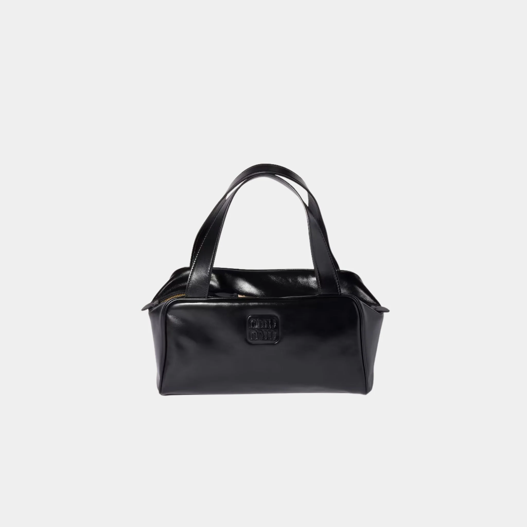 Leather Top-handle Bag in Calfskin