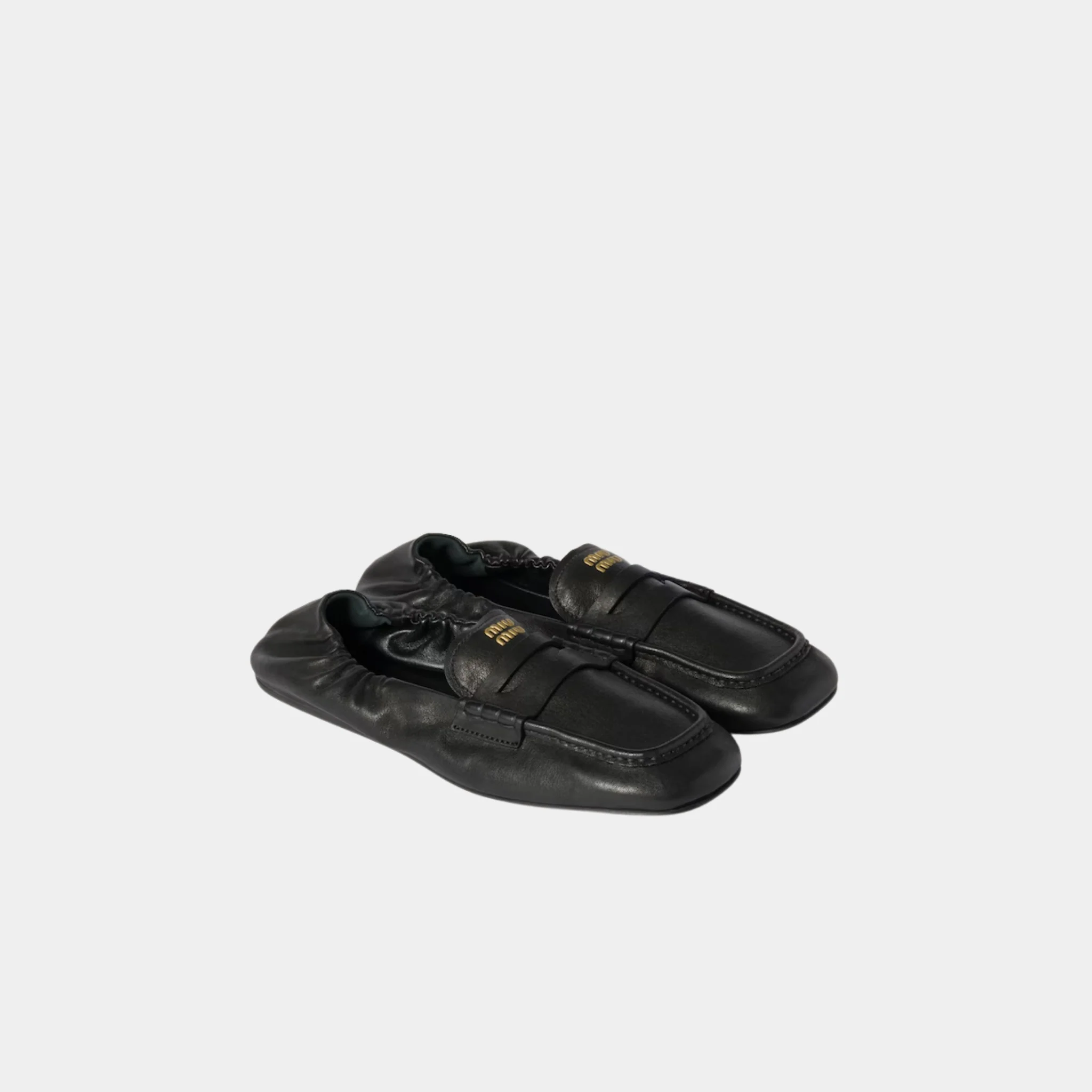 Ruches Nappa Leather Loafers - Image 2