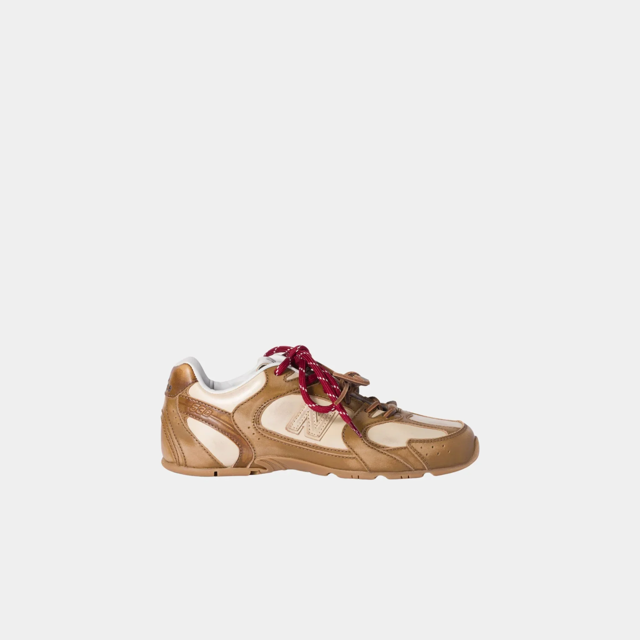 New Balance X Miu Miu 530 SL Deco Calf Leather Sneakers - Image 2