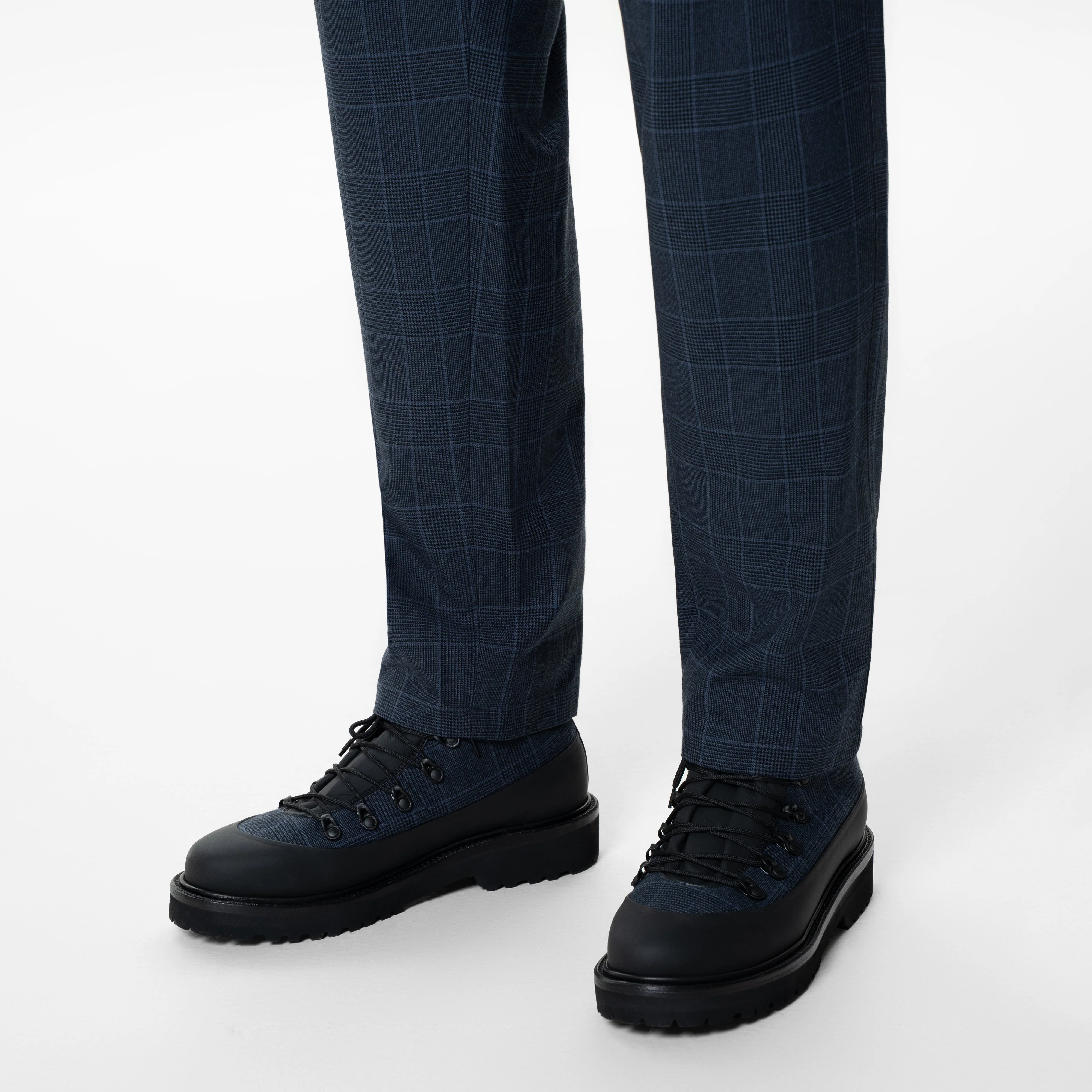 Manhattan Boots in Cashmere & Calfskin leather - Image 6