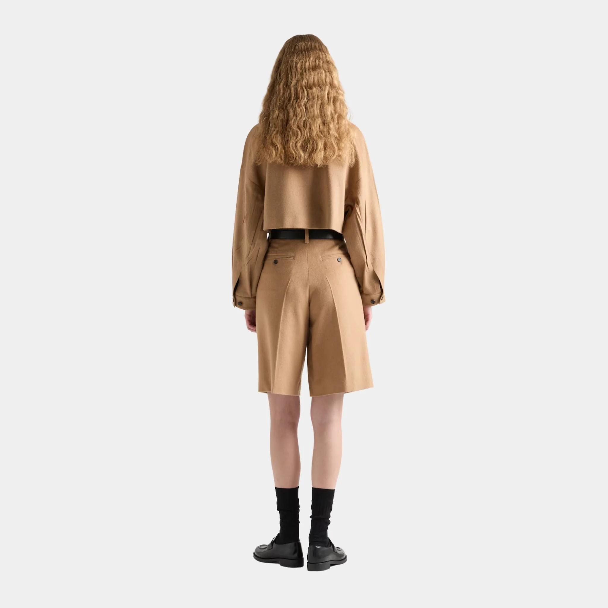 Camel-hair blouson Jacket - Image 3