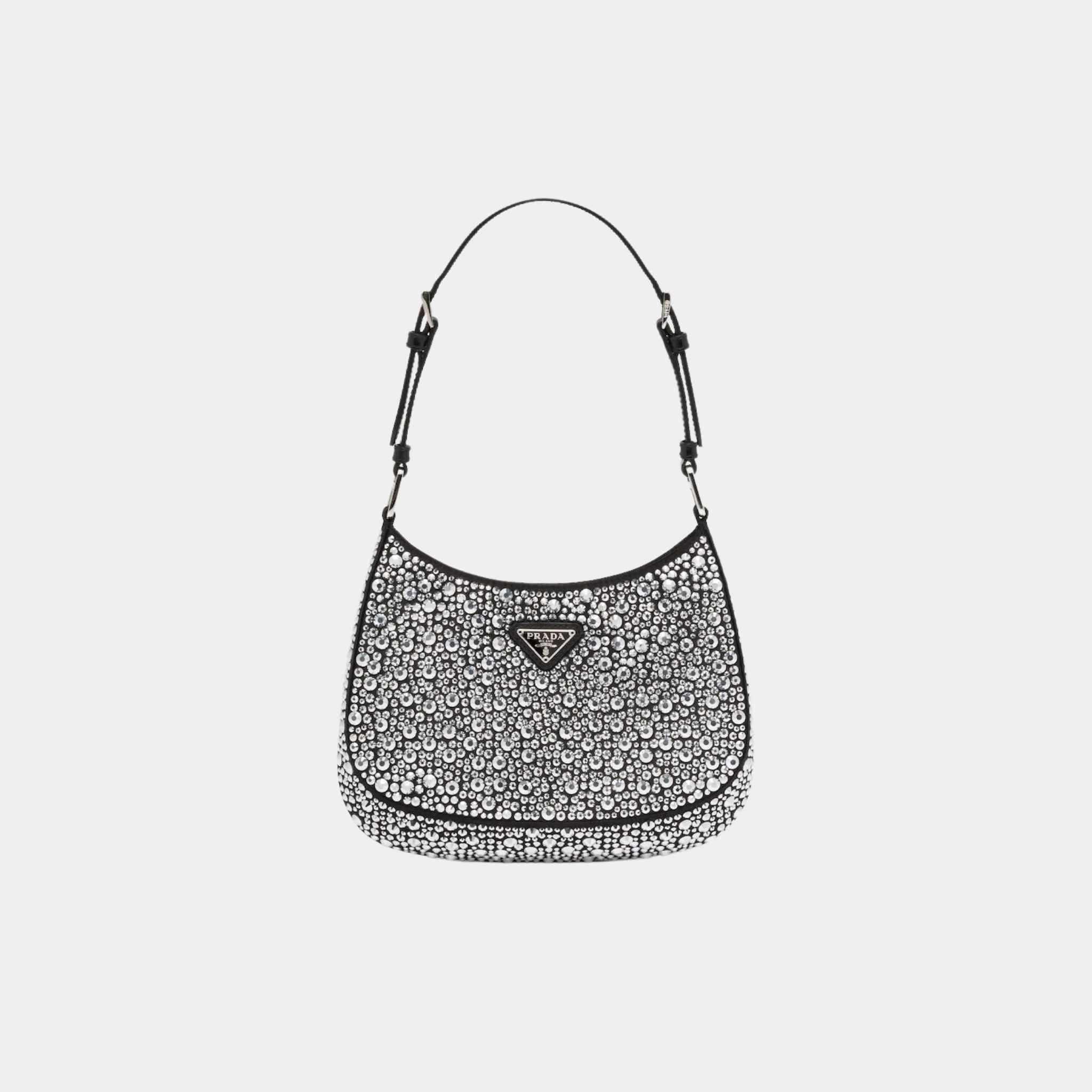 Cleo Satin Bag With Crystals - Image 4