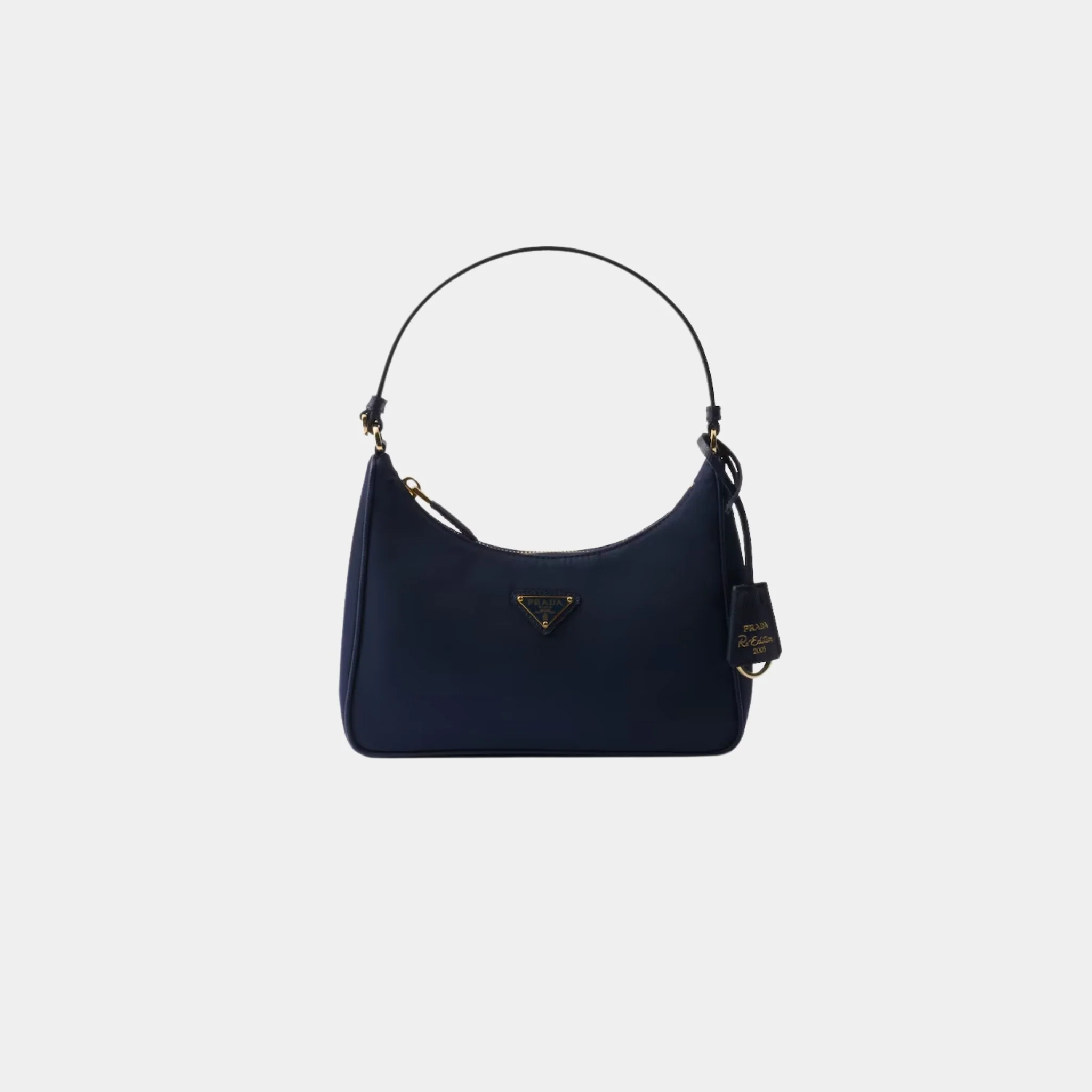 Re-Edition 2005 Re-Nylon and Saffiano Mini Bag With Extra Ring - Image 7