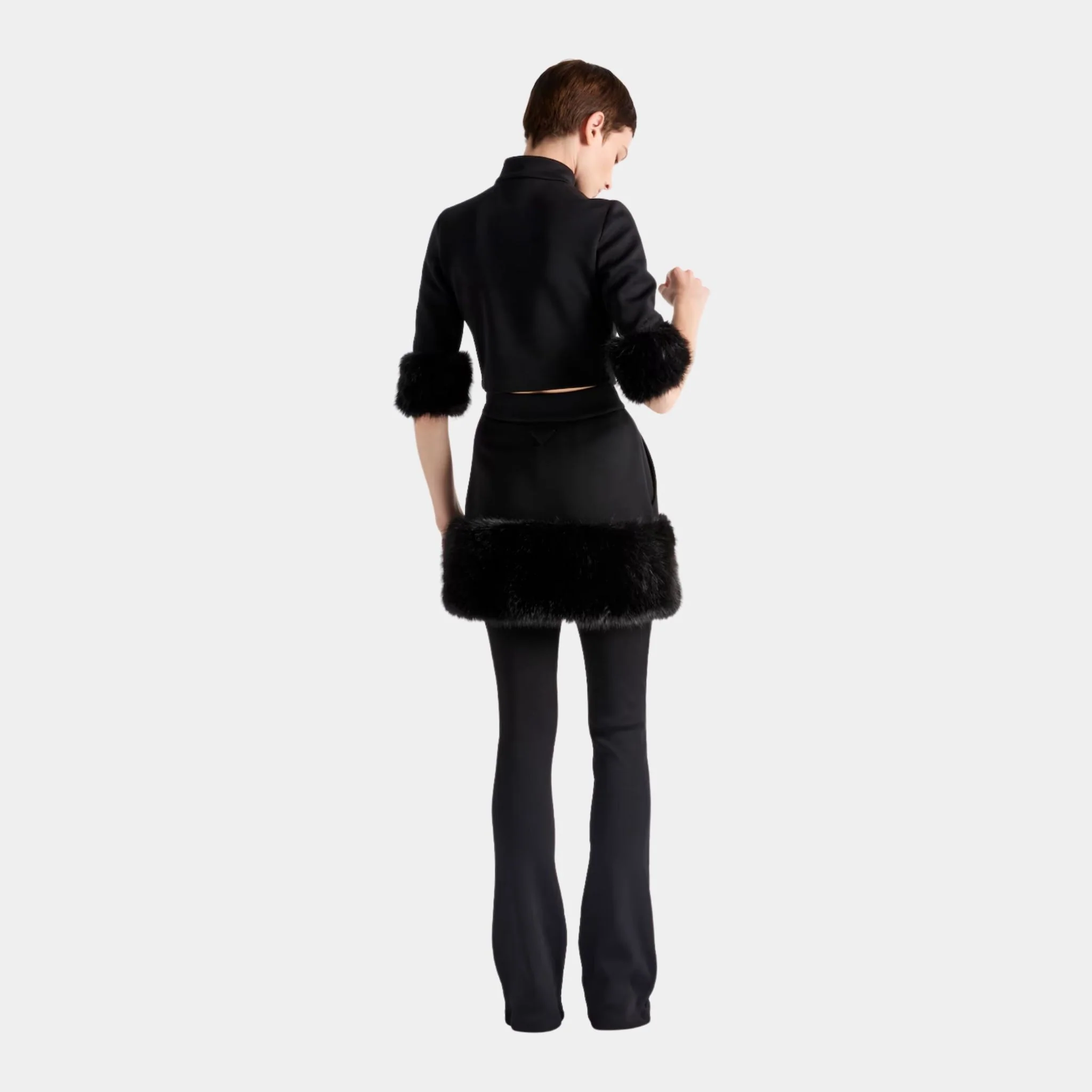 Unlined Short Sweatskirt - Image 3