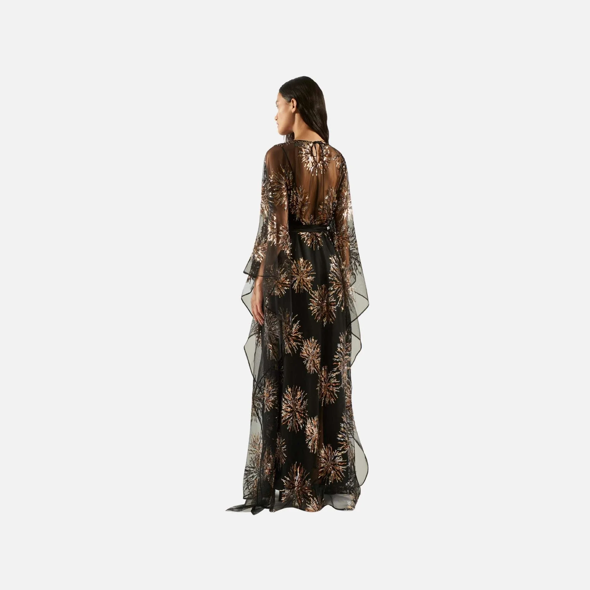 Gran Soleil Kaftan in Black - Image 2