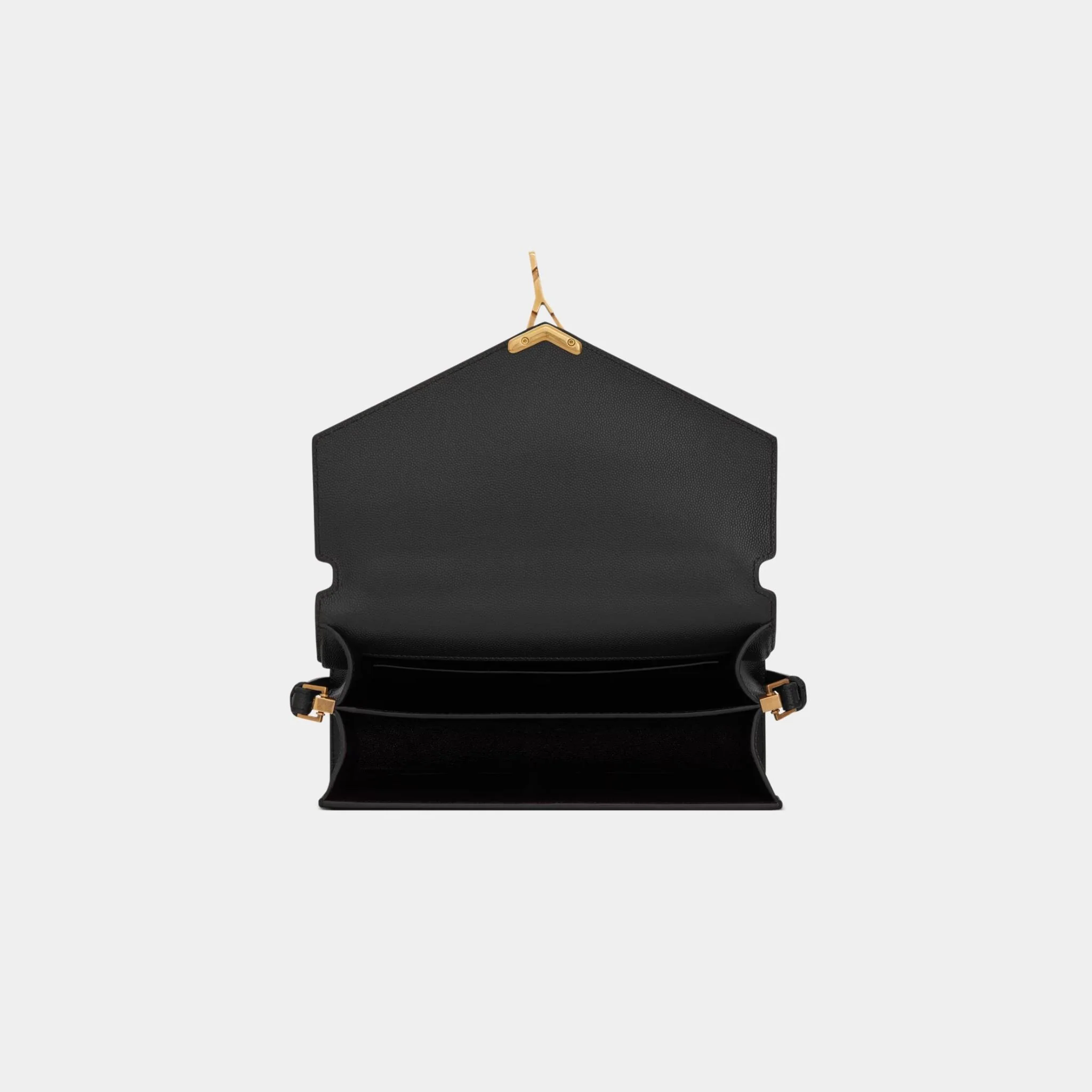 Cassandra Medium Top Handle Bag In Grain De Poudre - Image 2